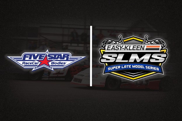 Five Star Bodies and Easy Kleen Super Late Model Series Logos